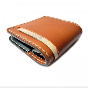 Simone TB Wallet Handmade กระเป๋าสตางค์ผู้ชาย เย็บมือ สีแทนสลับสีดำ หนังฟอกฝาด Simone TB Wallet Handmade กระเป๋าสตางค์ผู้ชาย เย็บมือ สีแทนสลับสีดำ หนังฟอกฝาด