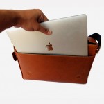 Messenger Macbook Smart Satchel Tan Brown Color กระเป๋าสะพายข้างหนังแท้ กระเป๋าเอกสาร ทำงาน