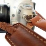 Camera Strap Rope-Tan สายกล้อง แบบคล้องคอ  Weaving leather handmade