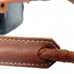 Camera Strap Rope-Tan สายกล้อง แบบคล้องคอ  Weaving leather handmade