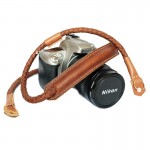 Camera Strap Rope-Tan สายกล้อง แบบคล้องคอ  Weaving leather handmade