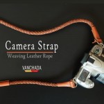 Camera Strap Rope-Tan สายกล้อง แบบคล้องคอ  Weaving leather handmade