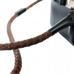 Camera Strap Rope-Retro Brown สายกล้อง แบบคล้องคอ  Weaving leather handmade