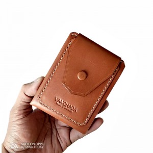 Vslim Pocket Wallet กระเป๋าผู้ชาย หนังแท้ ฟอกฝาด สีน้ำตาลแทน  Handmade  Vslim Pocket Wallet กระเป๋าผู้ชาย หนังแท้ ฟอกฝาด สีน้ำตาลแทน  Handmade