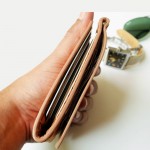 กระเป๋าหนังแท้ Z.Wallet Money Clip Nude Color Handmade 