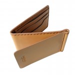 กระเป๋าหนังแท้ Z.Wallet Money Clip Nude Color Handmade 