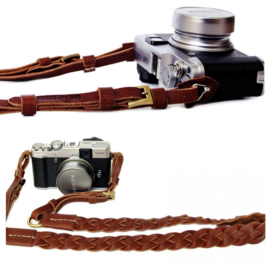 สายกล้องหนังแท้ Neck Strap Camera Artisan Weave นักถ่ายภาพมืออาชีพ เลือกใช้