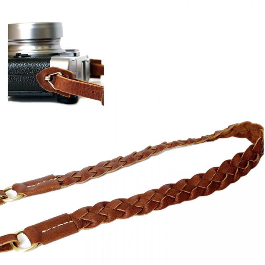 สายกล้องหนังแท้ Neck Strap Camera Artisan Weave นักถ่ายภาพมืออาชีพ เลือกใช้