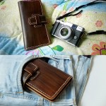 กระเป๋าสตางค์หนังแท้ ฟอกฝาด Long Wallet Timber Retro V.1 Handmade